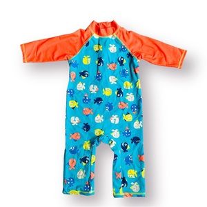 Mini Club Fish Rashguard Size 3-4 Years